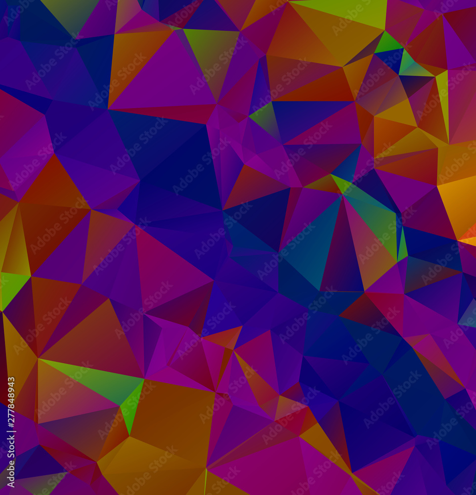 Fototapeta premium Abstract multicolor purple and blue background. Vector polygonal design illustrator