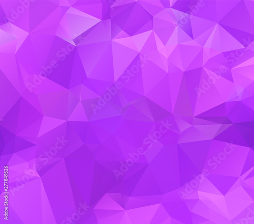 Light purple vector polygon abstract backdrop. Polygonal with gradient. Texture pattern for your backgrounds