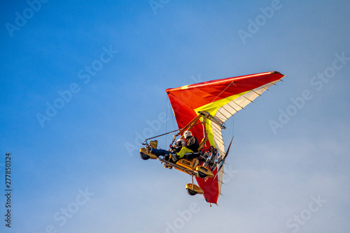 Enjoy the extreme sense of freedom Flying on a motorized paraglide