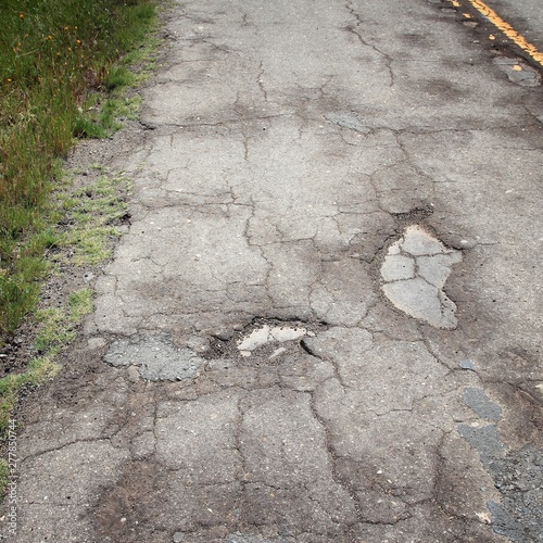 Pothole road photo