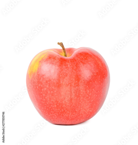 Red apple. Isolated on white background.