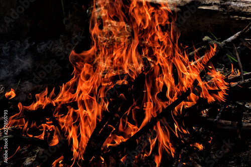 Fire, burning fire, fire wallpaper, fire effect photo