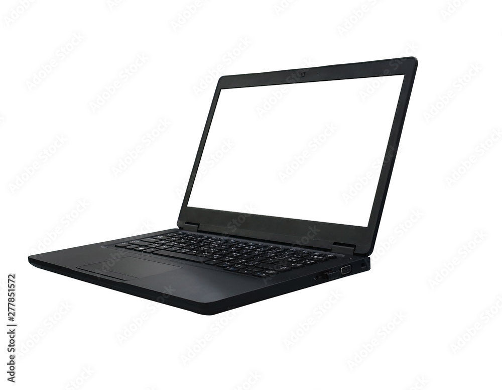 laptop isolated on white background, clipping part laptop isolated on white background, clipping part