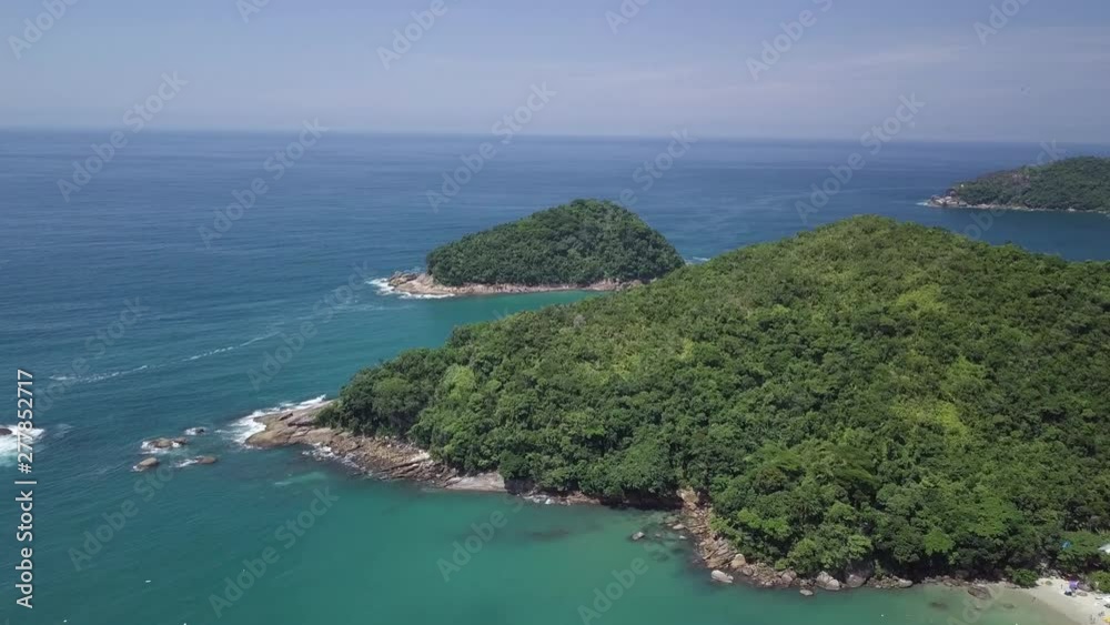 Aerial view of Trindade Island in Paraty, Rio de Janeiro, Brazil Aerial view of Trindade Island in Paraty, Rio de Janeiro, Brazil