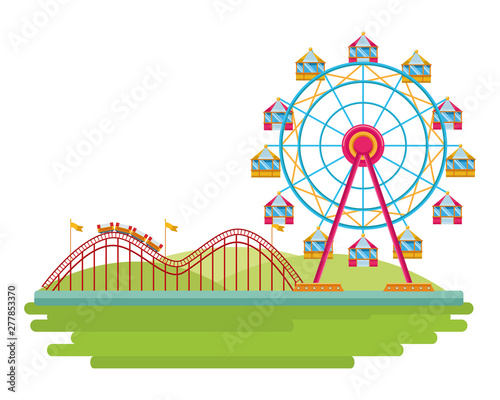 amusement park and fun day