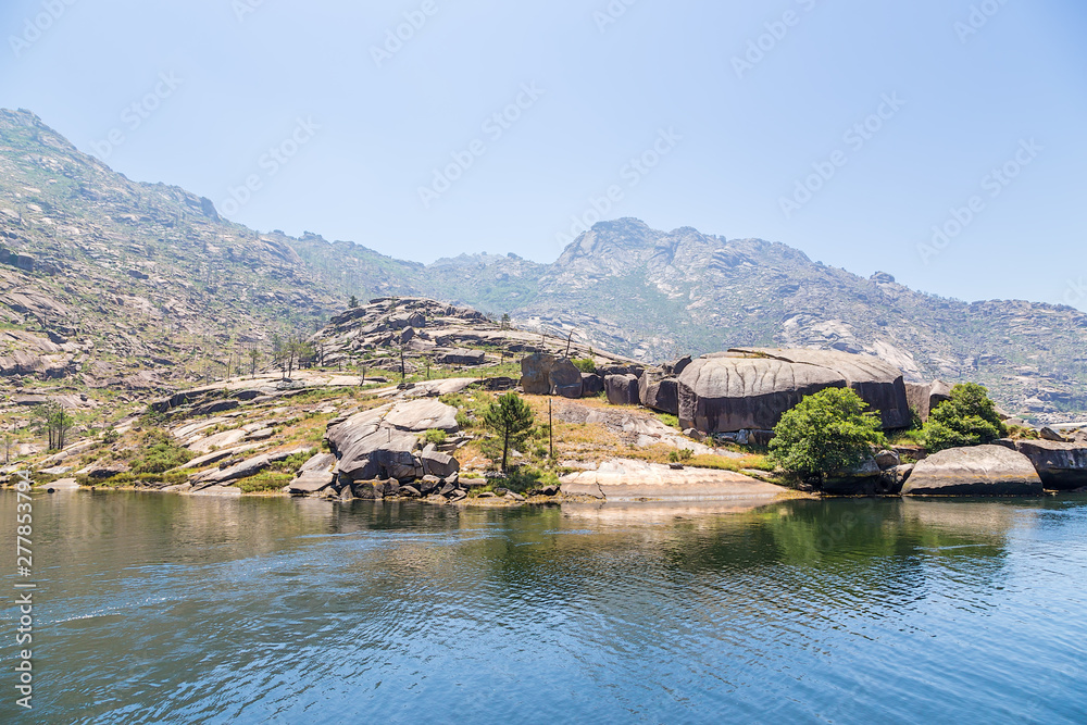 Fototapeta premium Ezaro, Spain. Beautiful mountain river
