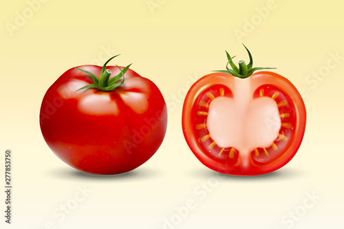 Fresh tomatoes elements