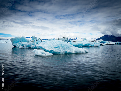 Iceberg lagoon at Jokulsarlon Iceland