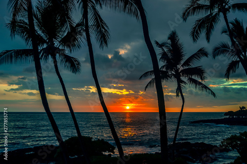 Big Island of Hawaii sunset photo