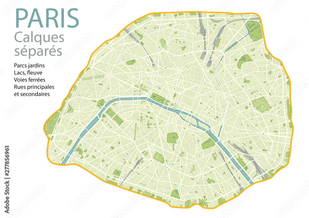 PLAN DE PARIS - ULTRA DETAIL- Calques - #2