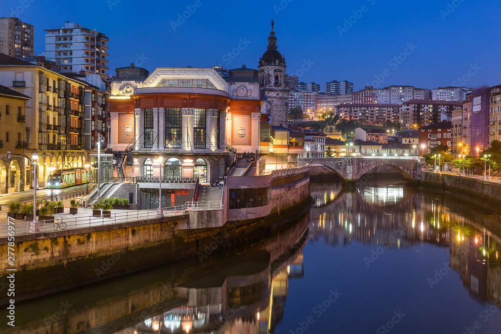 Ribera in the city of Bilbao Spain