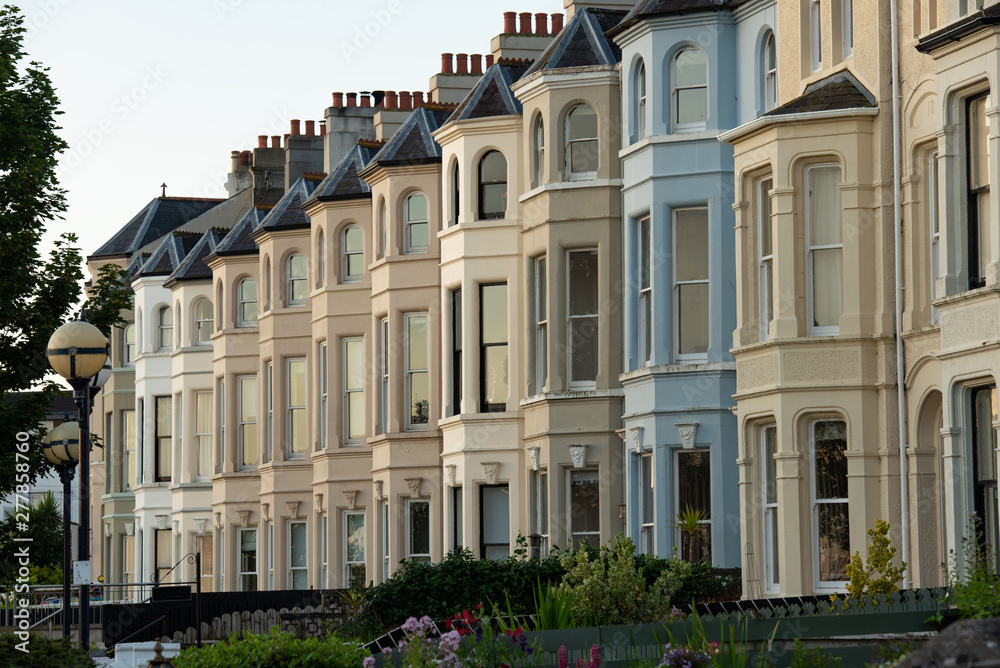 Fototapeta premium Houses in Bangor, Northern Ireland, County Down