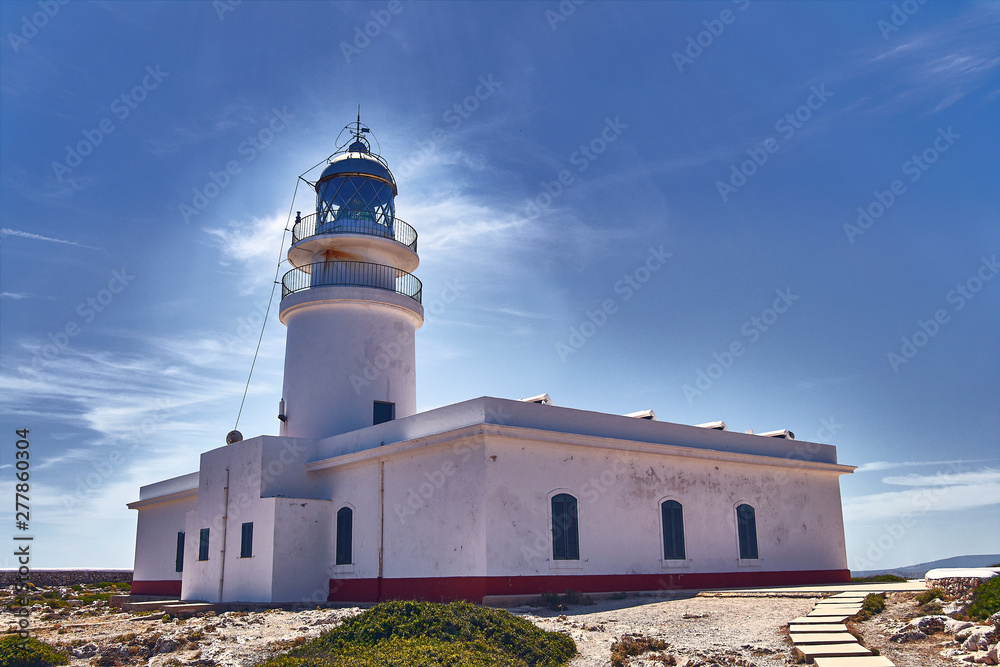 cavalry lighthouse in menorca, balearic islands cavalry lighthouse in menorca, balearic islands