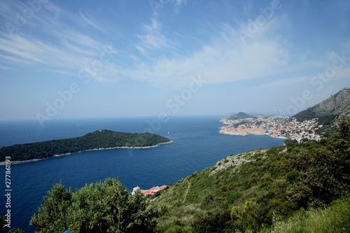 Dubrovnik, Croatia. Popular travel destination in Adriatic sea.
