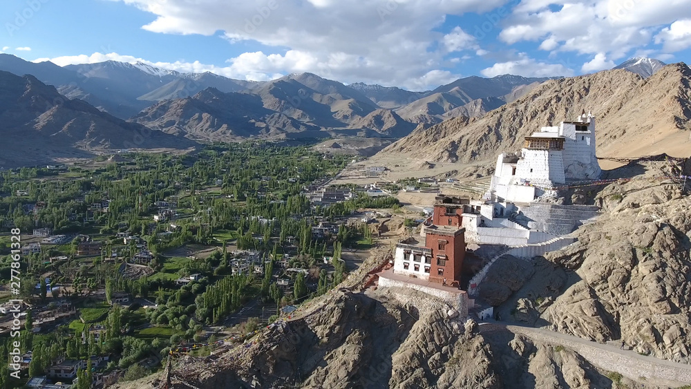 Leh, a high-desert city in the Himalayas, is the capital of the Leh region in northern India’s Jammu and Kashmir state.