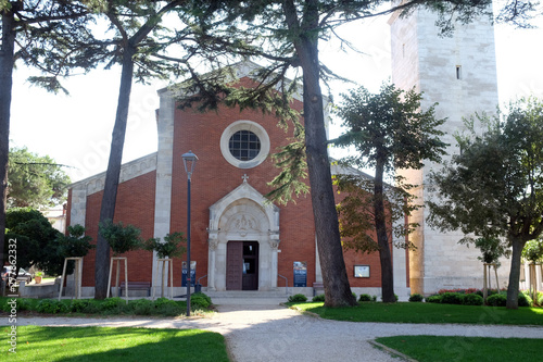 The parish church of St. Pelagius was until 1828 Cathedral of the Diocese of Cittanova, Novigrad, Croatia photo