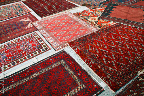 carpets on street photo