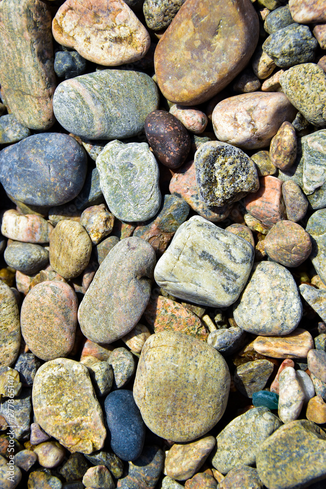 Various pebbles that could be found on the beach. Various pebbles that could be found on the beach.