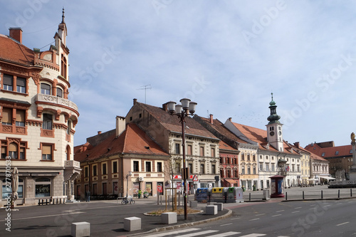 Main Square of the city of Maribor in Slovenia