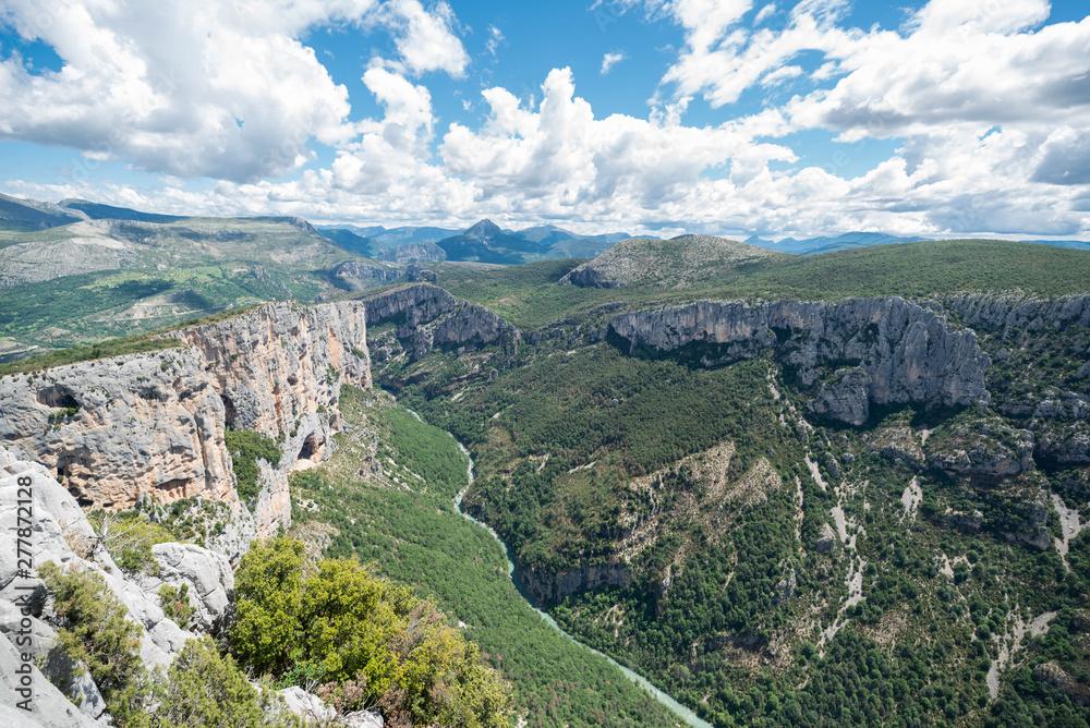 Gorges of Verdon canyon, South of france.