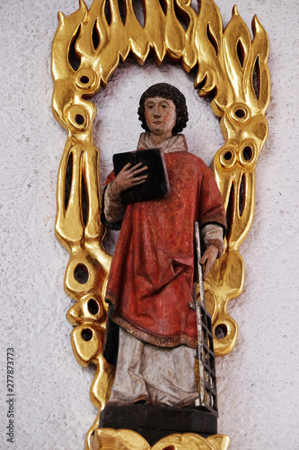 Saint Lawrence of Rome, Saint Lawrence church in Kleinostheim, Germany  photo