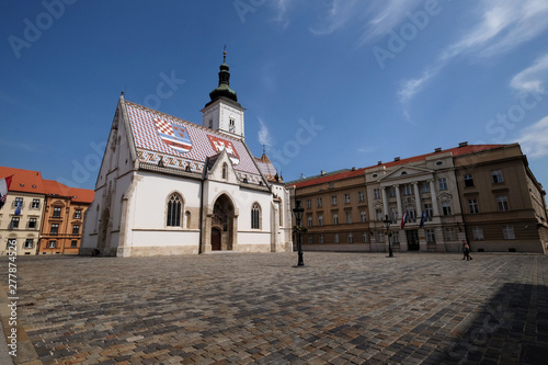 Church of St. Mark in Zagreb, Croatia