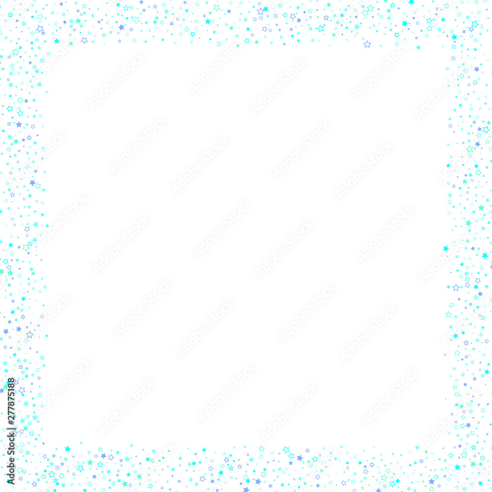 Blue, cyan, turquoise glitter stars confetti Blue, cyan, turquoise glitter stars confetti