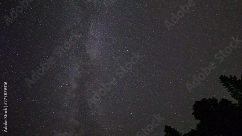 タイムラプス 星空 天の川