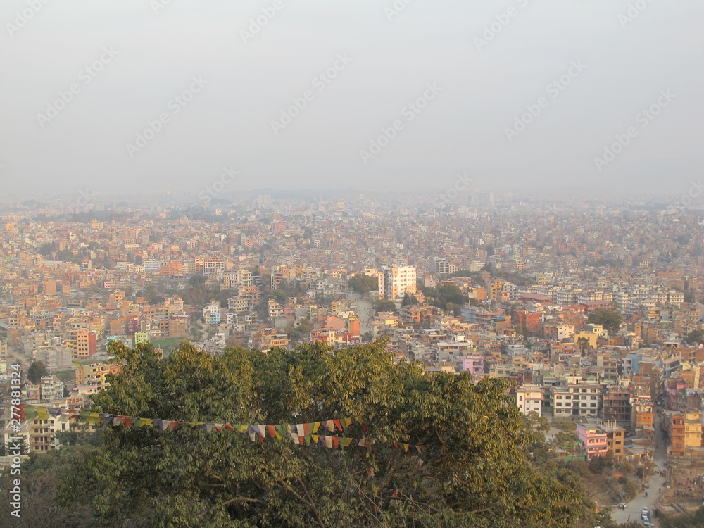 View of Kathmandu from the Monkey Temple (Swayambhu Maha Chaitya_)