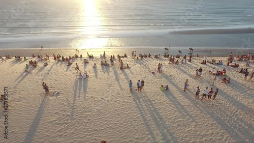 people on the beach brazilian beach