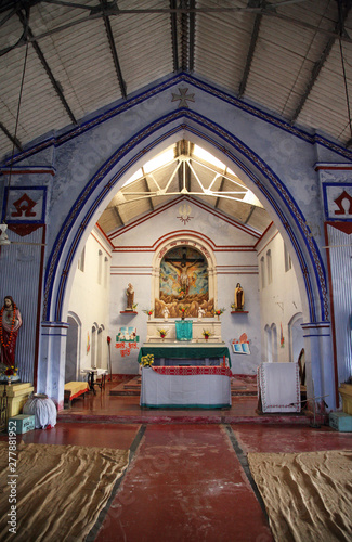 Catholic Church in Bosonti, West Bengal, India  photo