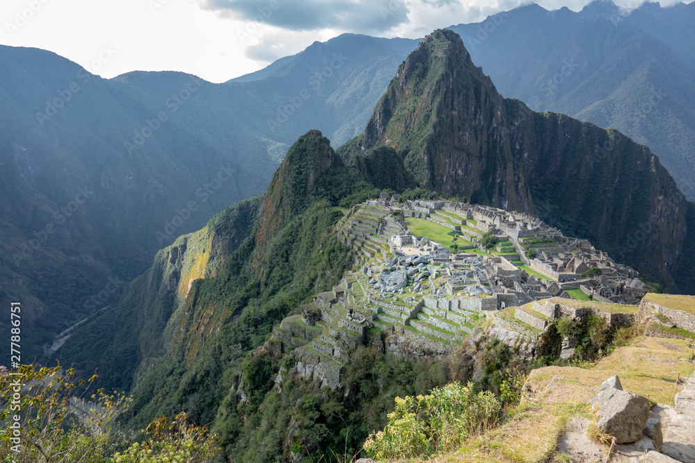 Majestic Inca ruins of Machu Picchu