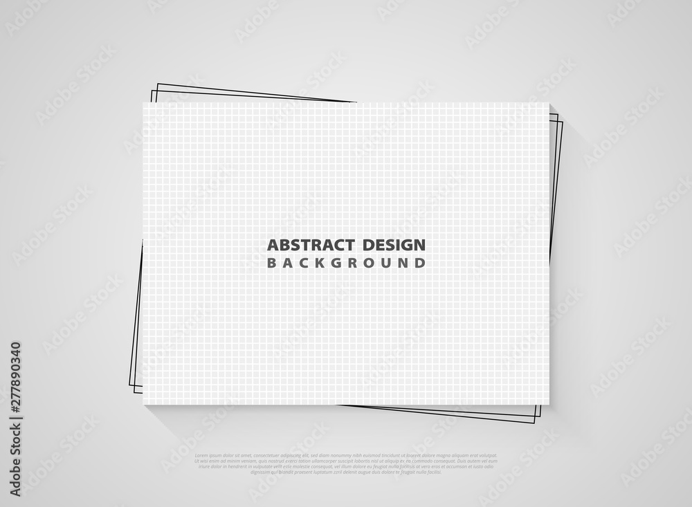 Abstract white square pattern geometric design background. illustration vectror eps10 Abstract white square pattern geometric design background. illustration vectror eps10