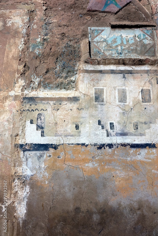 Ruins in Marrakesh, in Morocco, in Africa