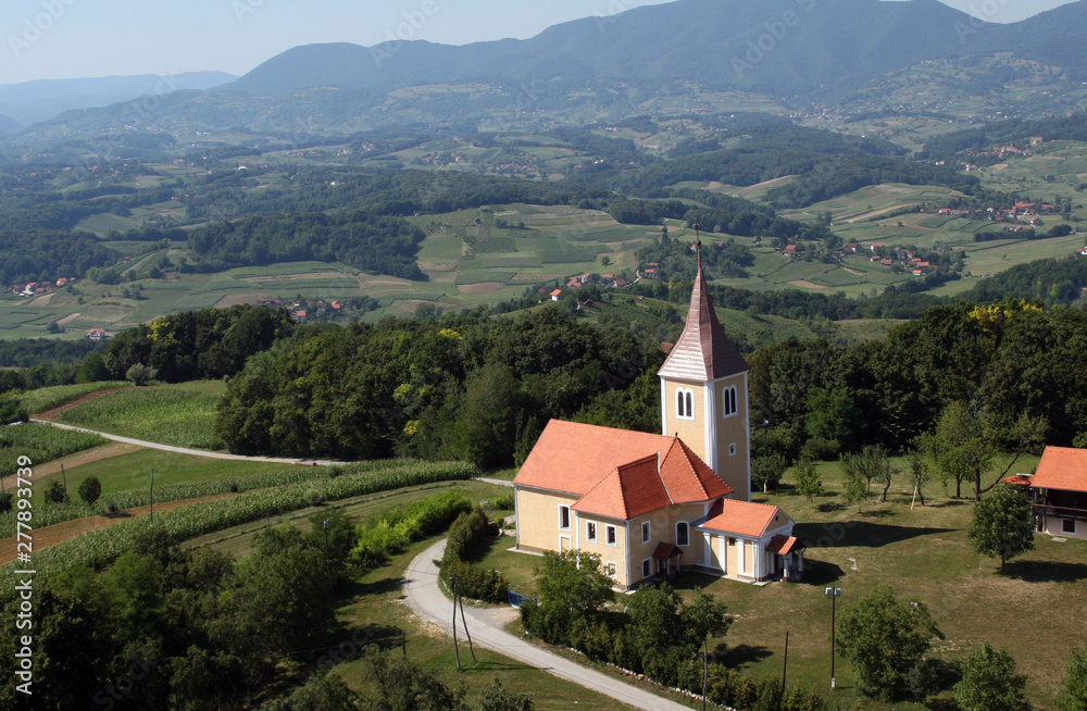 Chapel of Saint Vitus in Komor Zacretski, Croatia 