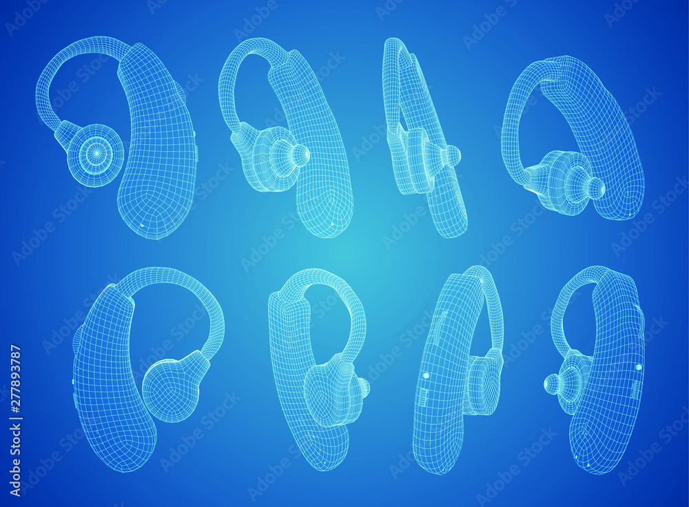Vector hearing aid, hearing restoration, deaf care Vector hearing aid, hearing restoration, deaf care
