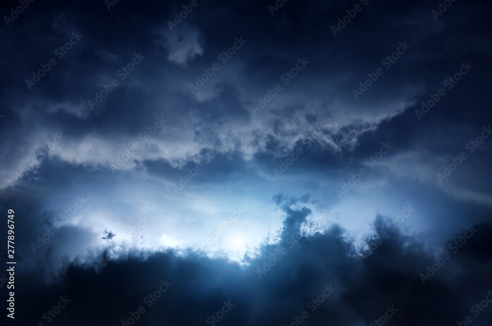 Cloudscape with a Light Cloudscape with a Light