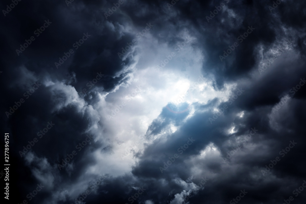 Cloudscape with a Light Cloudscape with a Light