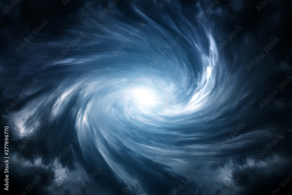 Blurred Whirlwind in the Clouds Blurred Whirlwind in the Clouds