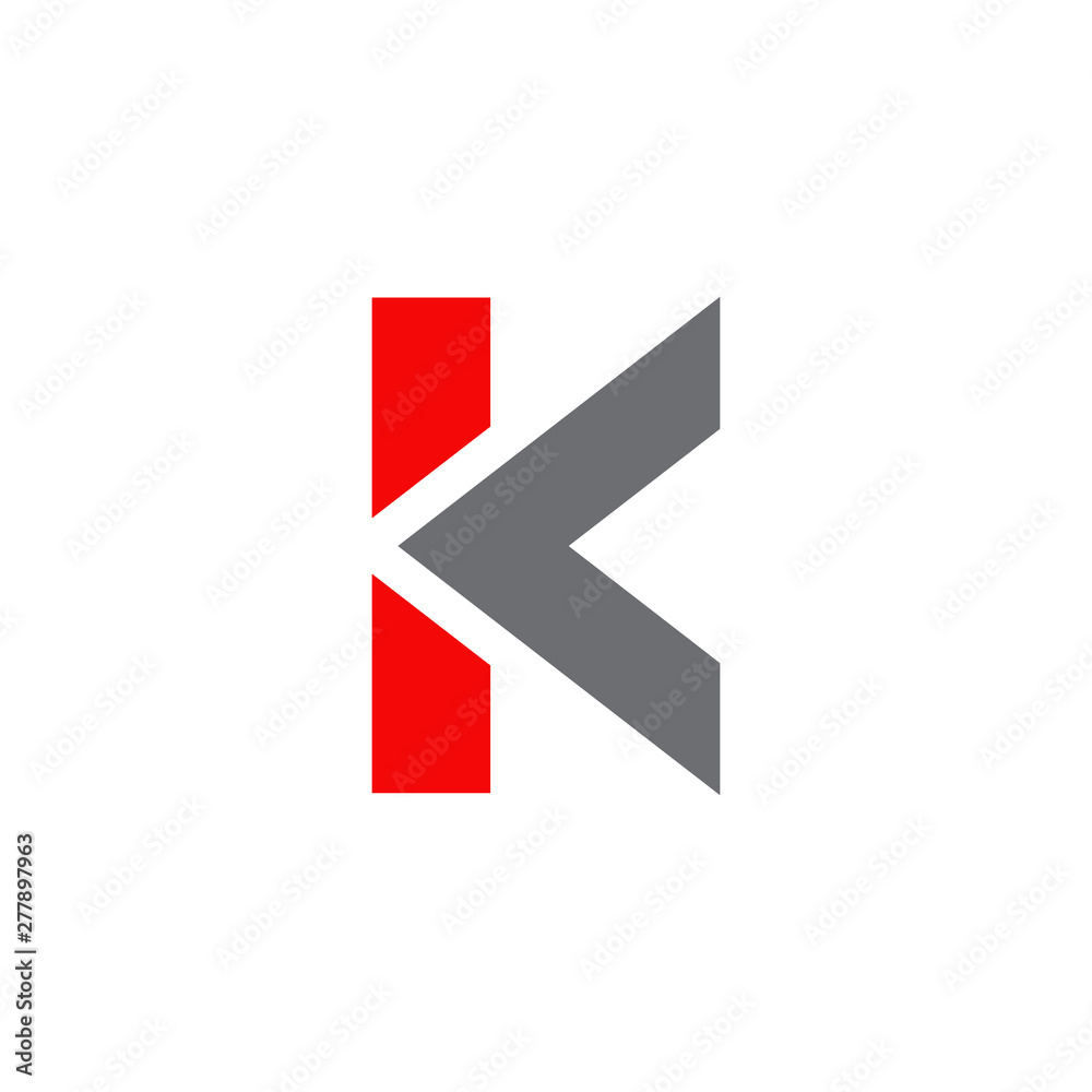 K letter initial logo design vector template K letter initial logo design vector template