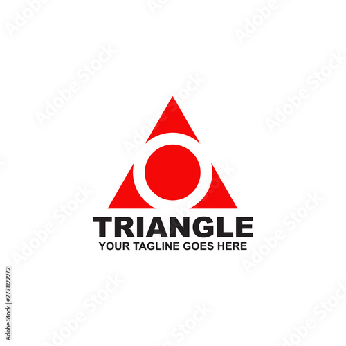 Triangle logo design inspiration vector template