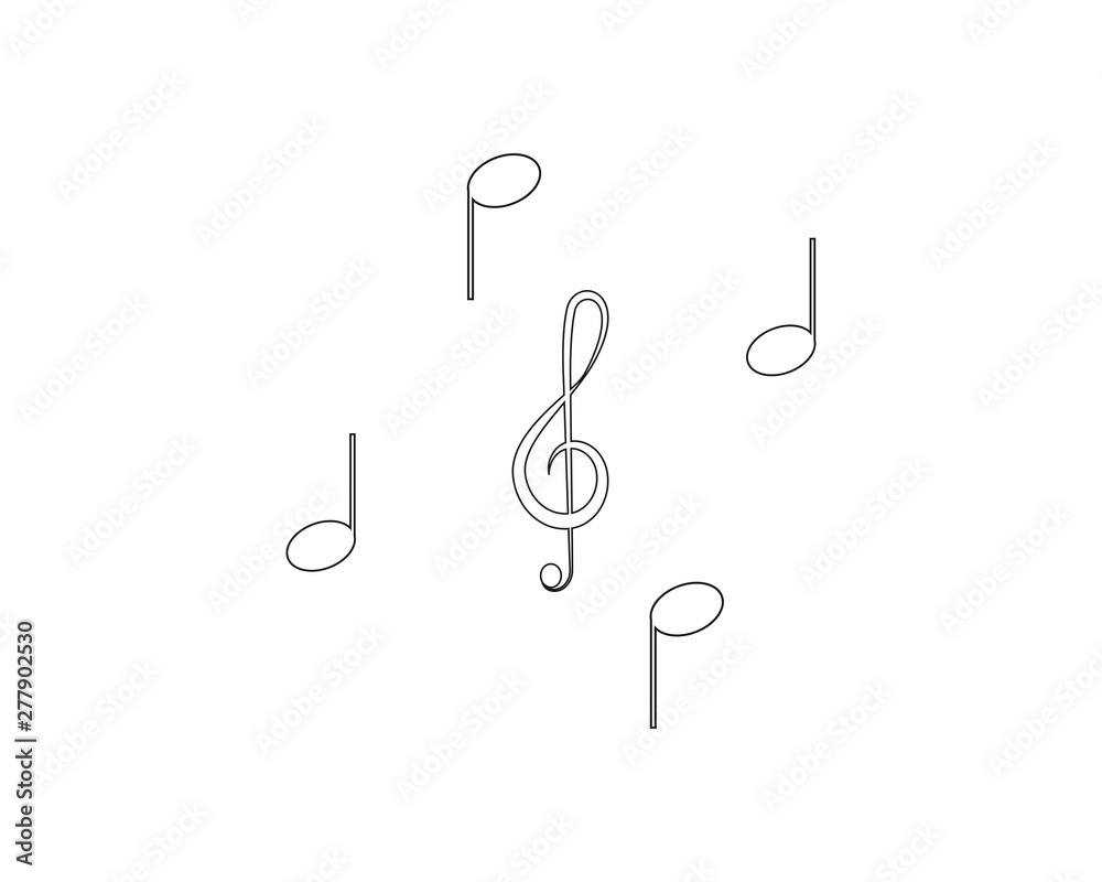Music note Icon Vector Music note Icon Vector