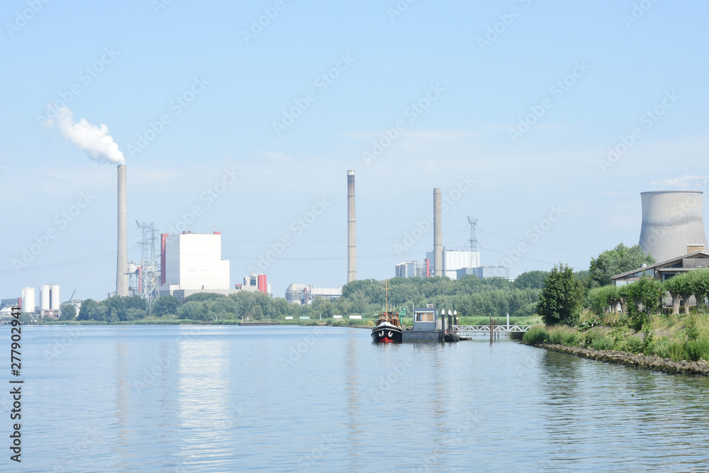 power plant on the river Amer