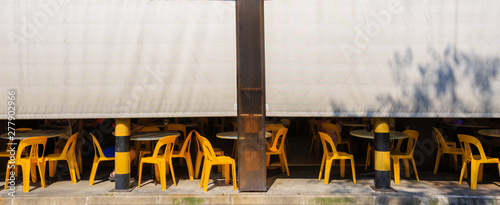 Photography traditional outdoor food court building facade day view