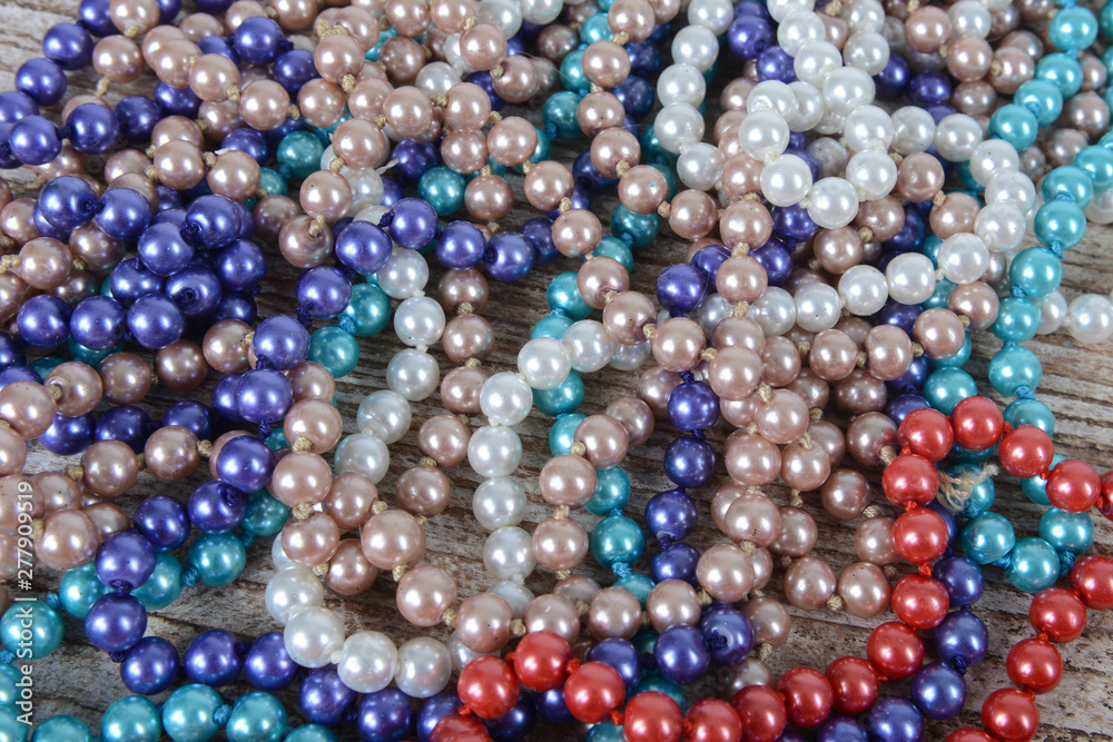 Background of colorful beads on the table. Background of colorful beads on the table.