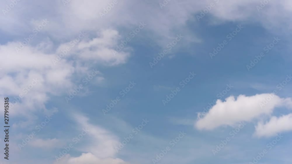 White Clouds in a Blue Skye (Fast Time Lapse) White Clouds in a Blue Skye (Fast Time Lapse)
