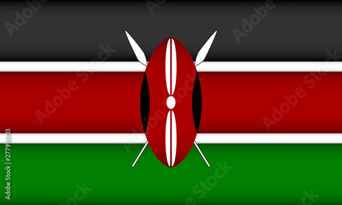 Flag of Kenya.
