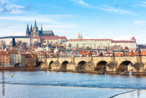 Hradcany with Charles bridge, Prague, Czech Republic © Richard Semik