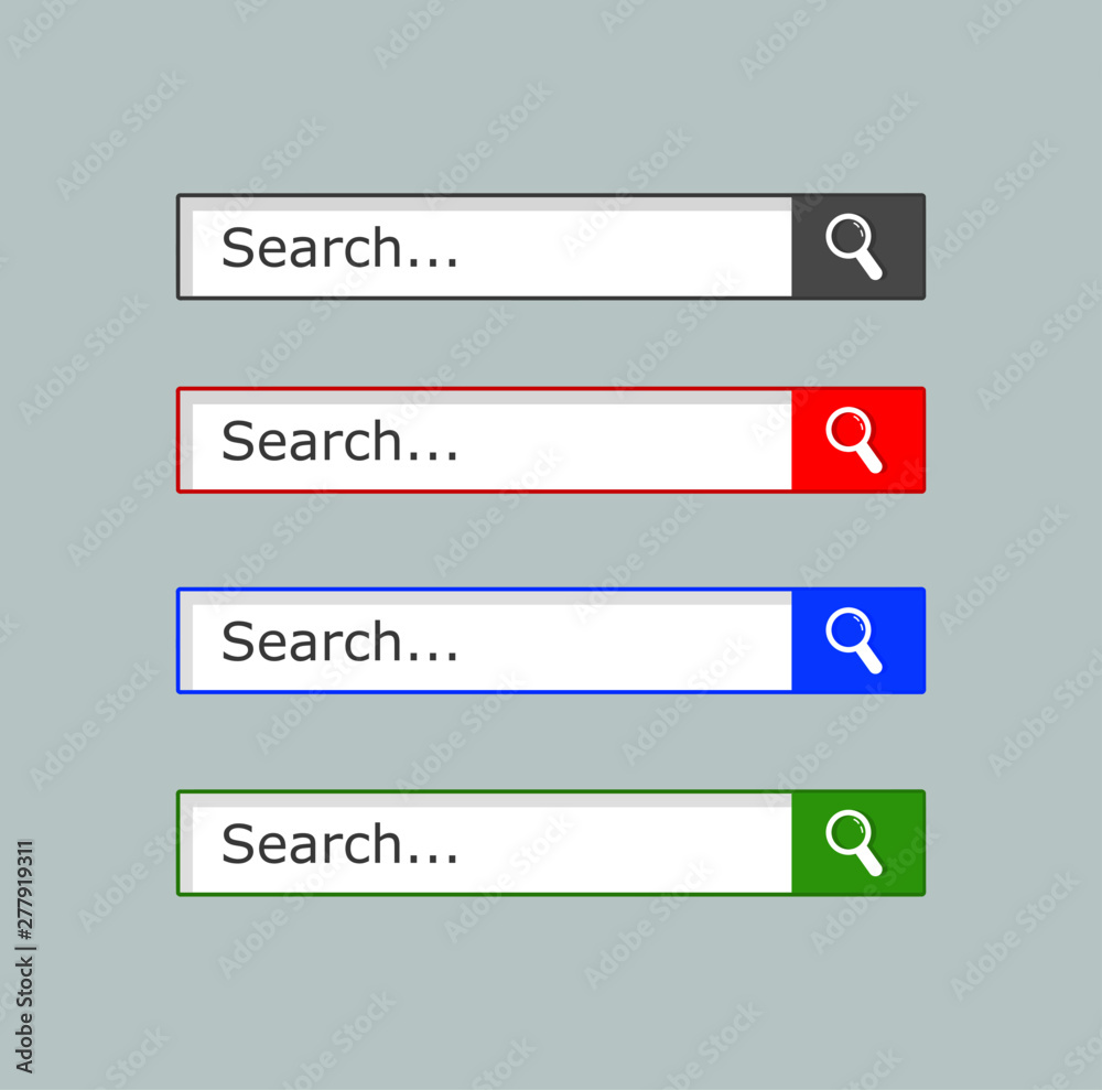 Search bar vector element design. set of search boxes ui template isolated. icon web. Search bar vector element design. set of search boxes ui template isolated. icon web.