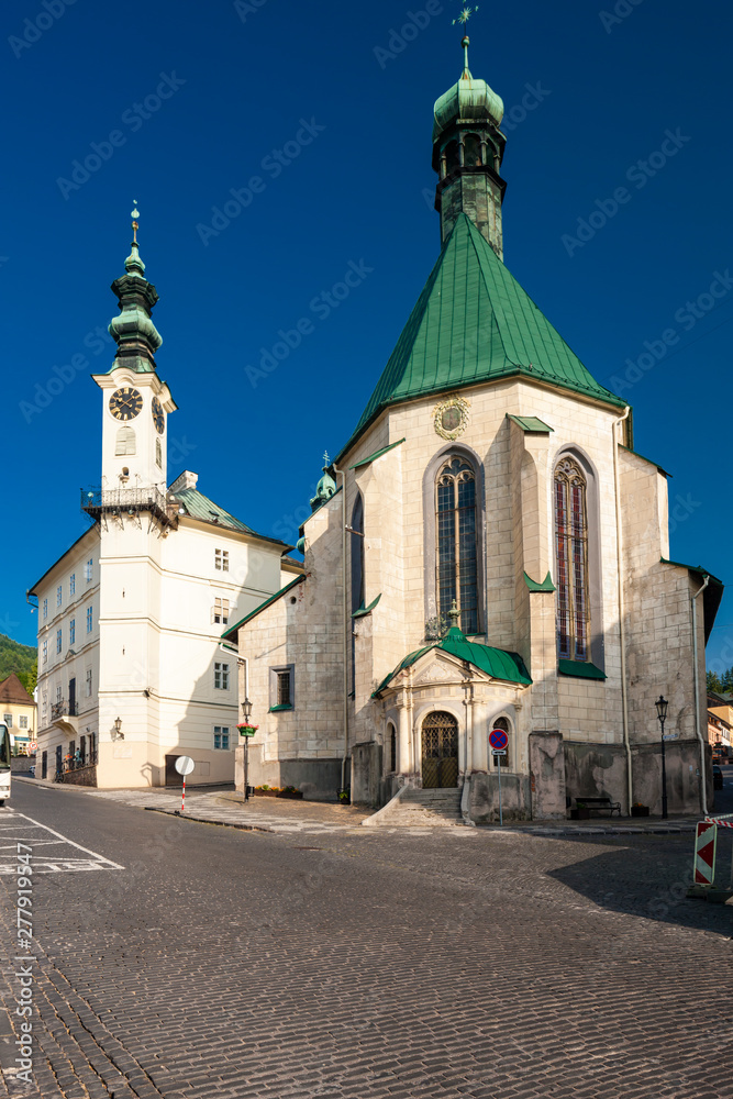 central square, Banska Stiavnica, Slovakia